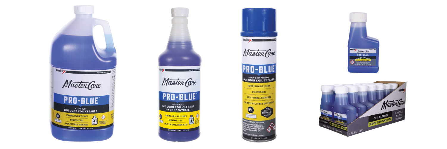 MasterCare Pro-Blue coil cleaner group image