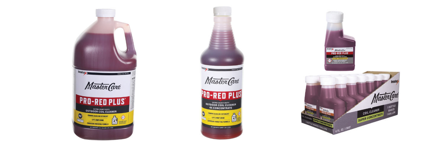 MasterCare Pro-Red coil cleaner group shot
